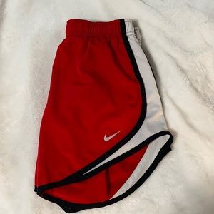 Red Nike Tempo Shorts